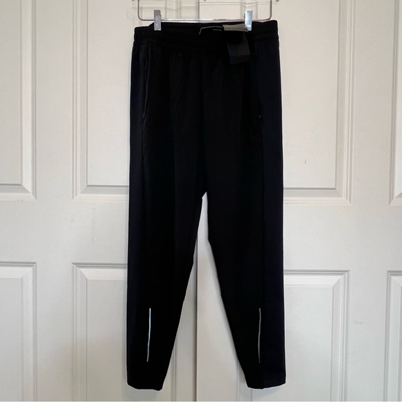 Nike Pants Large Swift Flex Slim Fit Woven Running Black Womens Workout NWT NEW - Picture 3 of 14